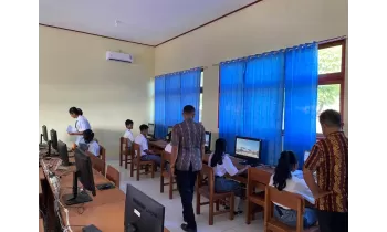 Lalui Kendala Geografis, Siswa SMAN 1 Raijua Antusias Ikuti Simulasi OSN-K 2026